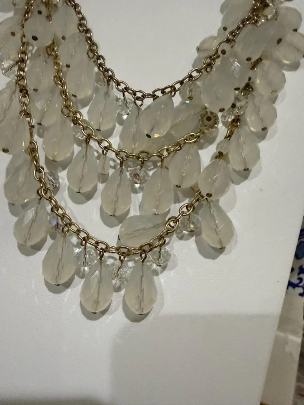 Statement Mutli-Layered Droplet Necklace
